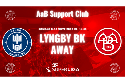 Bustur inkl. billet - Lyngby BK - AaB 10. November 2024