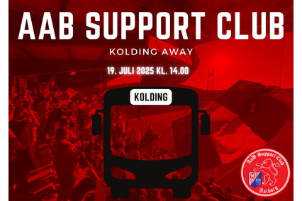 Bustur ekskl. billet - Kolding IF-AaB 19. Juli